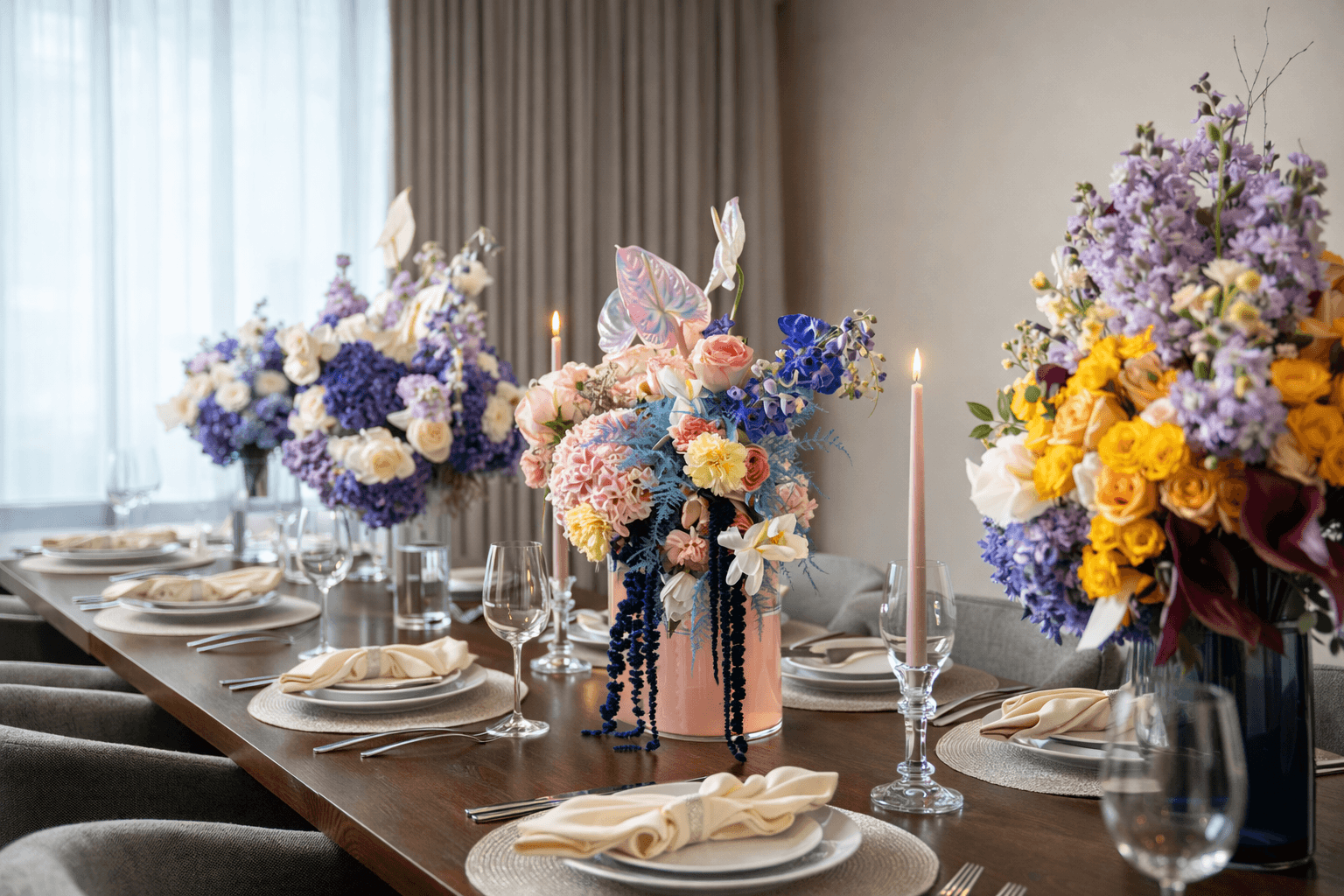 Hydrangea floral centerpieces - Floward online flowers delivery.png