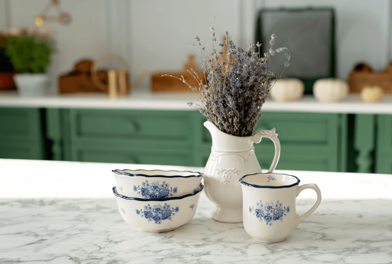 Lavandar pot on kitchen table – Floward.png