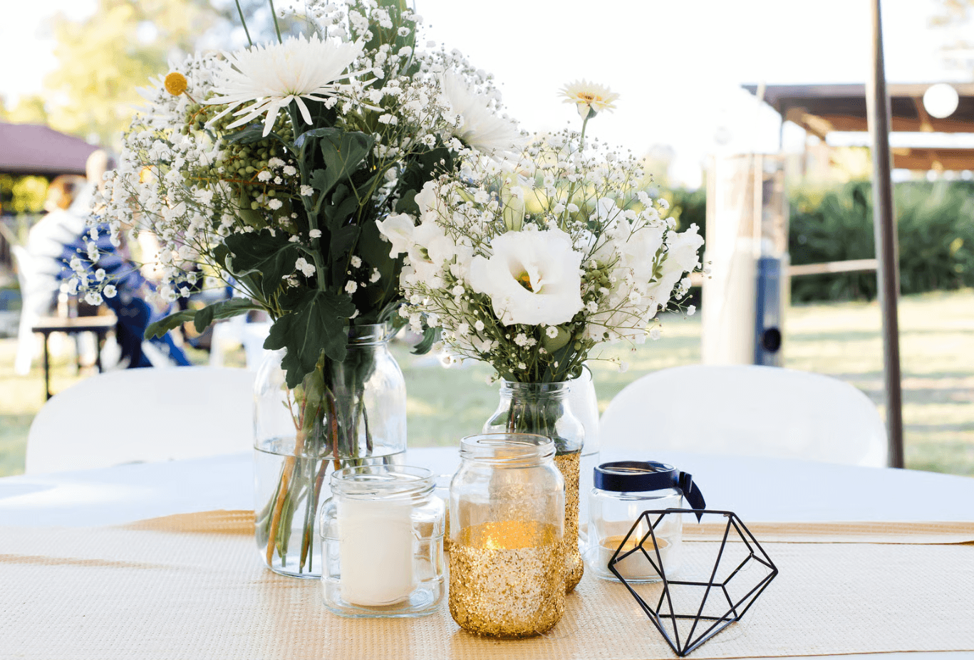 Mason Jar vases for garden party - Floward onlie flowers and gifts.png