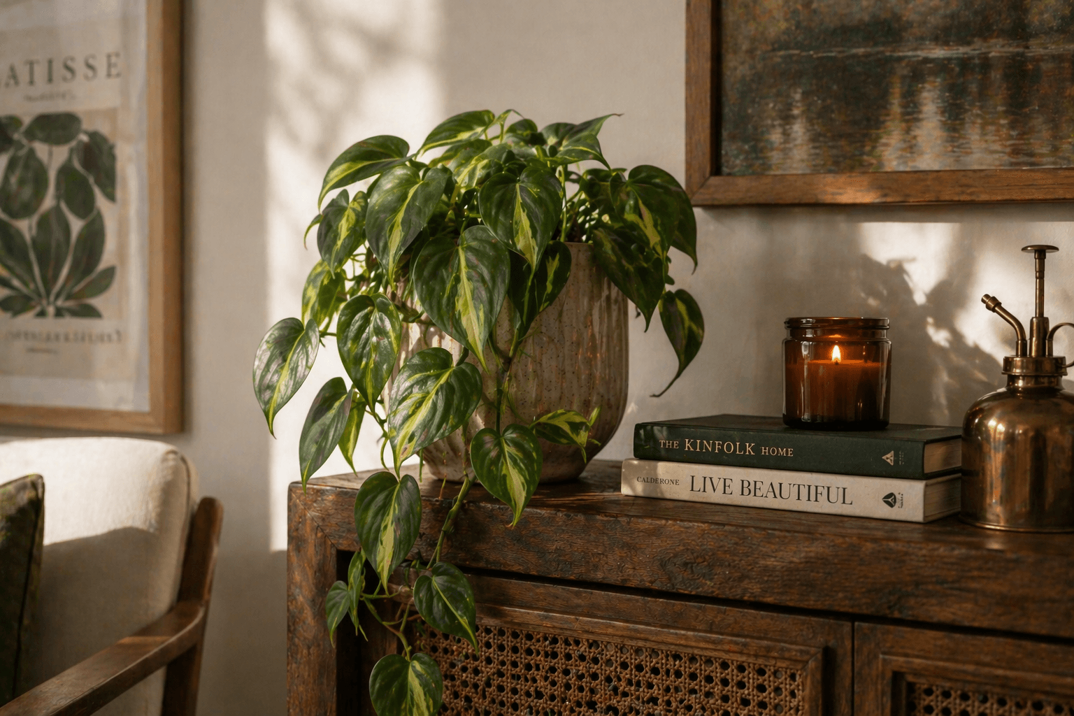 Philodendron Brasil trailing plant for sheves.png