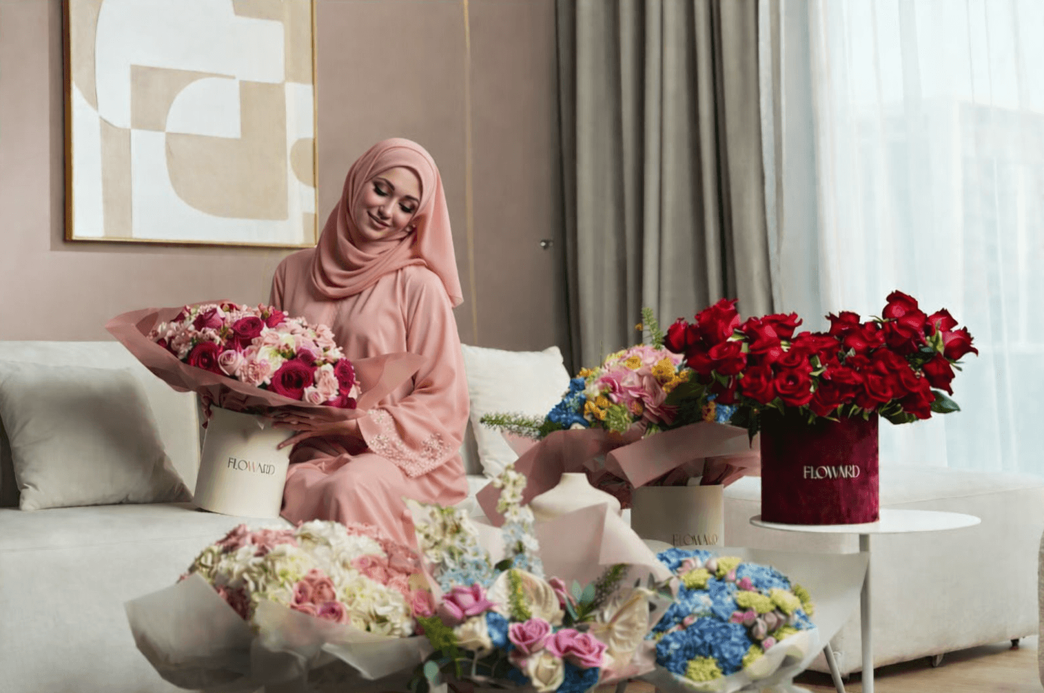 Roses bouquets for Rose Day.png