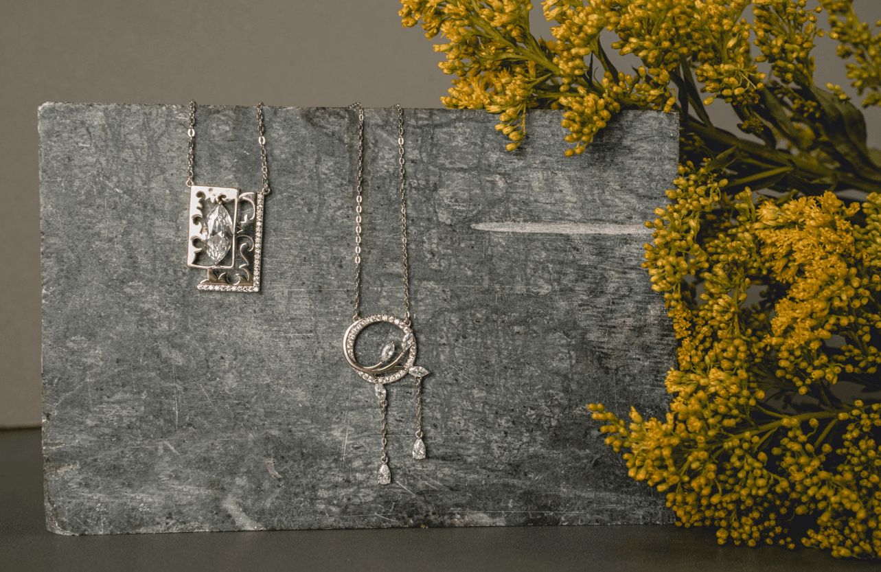 Sliver necklaces – Floward jewelry collection.png