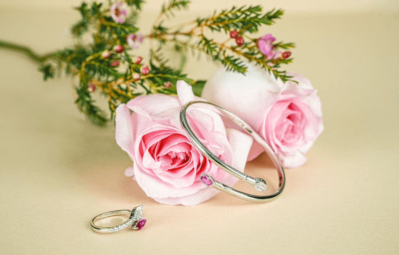 Sliver ring and bracelet from Floward Jewelry collection.png