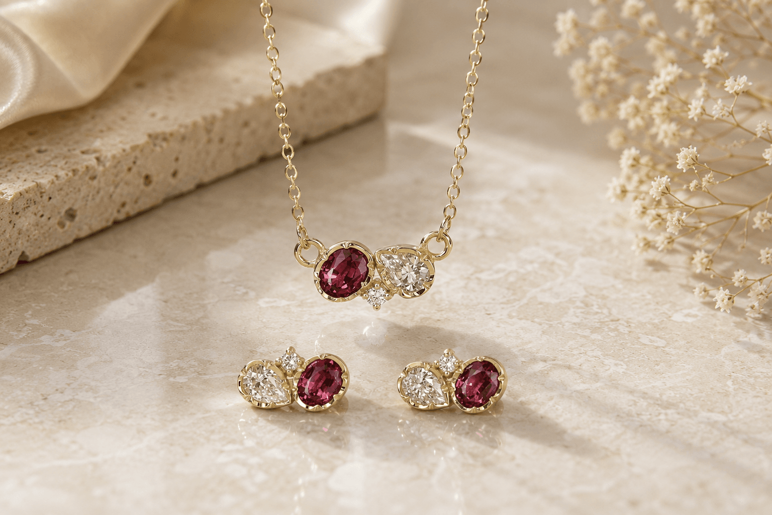 Spinel precious gemstone jewelry set.png
