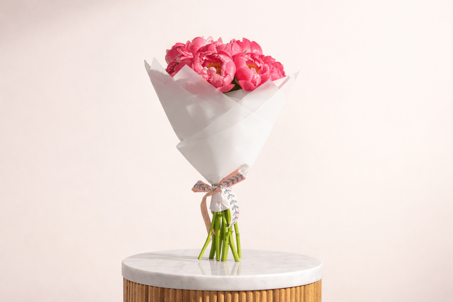 bold peonies bouquet pink peony flowers.png