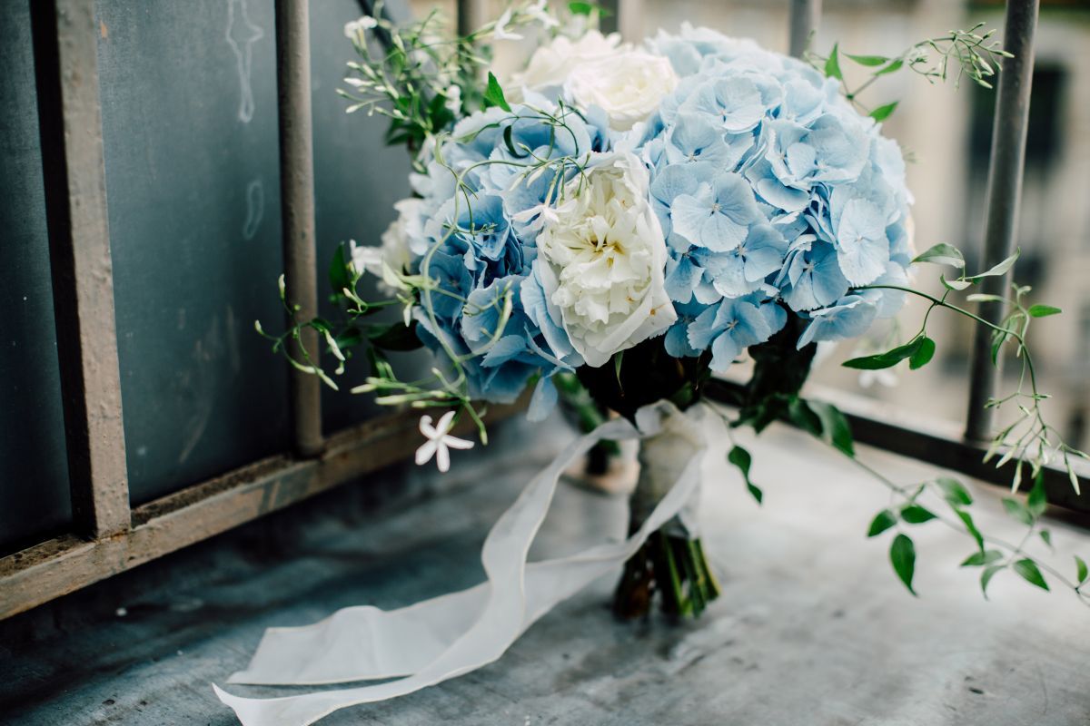 bouquet of hydrangeas for summer bride summer wedding bouquet.jpg
