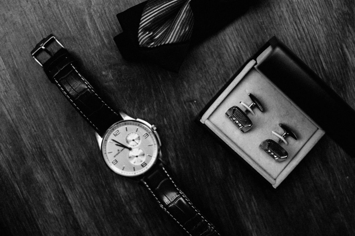 elegant classic watch and cufflinks for black tie event.jpg