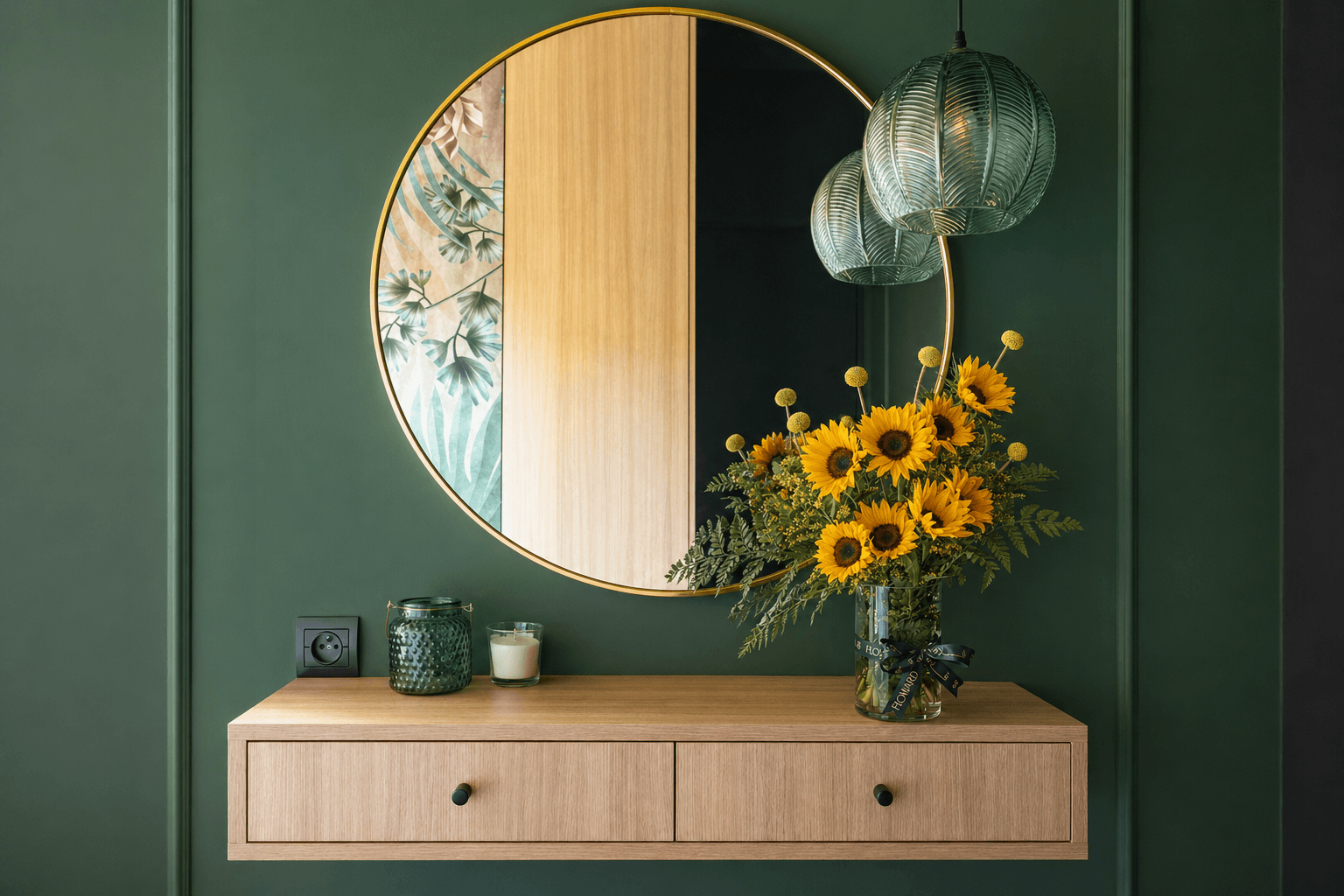 sunflowers vase for home decor - Floward.png